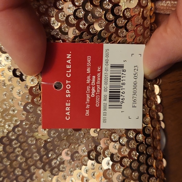 Wondershop Rose Gold Sequin Stockings - Picture 6 of 8